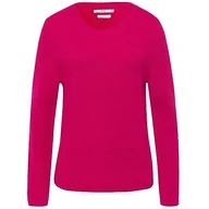 Swetry damskie - BRAX Damski sweter damski w stylu Liz mieszanka wełny o luźnym wyglądzie sweter, Orchid, 34 - miniaturka - grafika 1