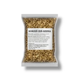 Żeń-szeń korzeń 25 g - środek spożywczy - Przyprawy i zioła sypkie - miniaturka - grafika 1