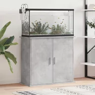 Akwaria i zestawy akwarystyczne - vidaXL Szafka pod akwarium, szarość betonu, 81x36x73 cm - miniaturka - grafika 1