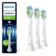 Końcówki do szczoteczek elektrycznych - Philips Sonicare Końcówki W2 Optimal White HX6063/87 białe 2+1gratis - miniaturka - grafika 1