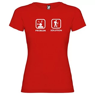 Koszulki sportowe damskie - kruskis 11502145 MK103 koszulka, damska, czerwona, M - grafika 1