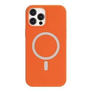 Etui silikonowe Mercury do iPhone 12 mini 5,4" pomarańczowy - Etui i futerały do telefonów - miniaturka - grafika 1