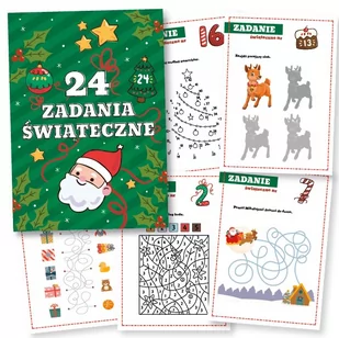 Edukacyjny kalendarz adwentowy - 24 KARTY z zadaniami świątecznymi - Ozdoby bożonarodzeniowe - miniaturka - grafika 1