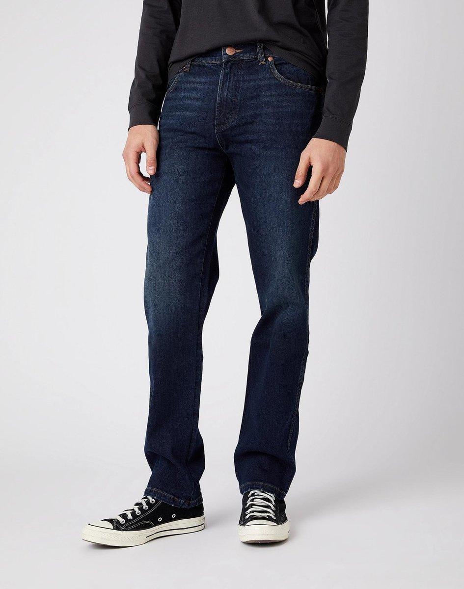 Męskie Spodnie Jeansowe Wrangler Greensboro Western Skies W15Q59366-W36 L32