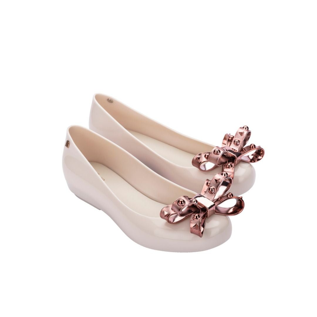 Melissa Dora III Ad Beige Rose Baleriny Damskie Z Kokardką Beżowe 40