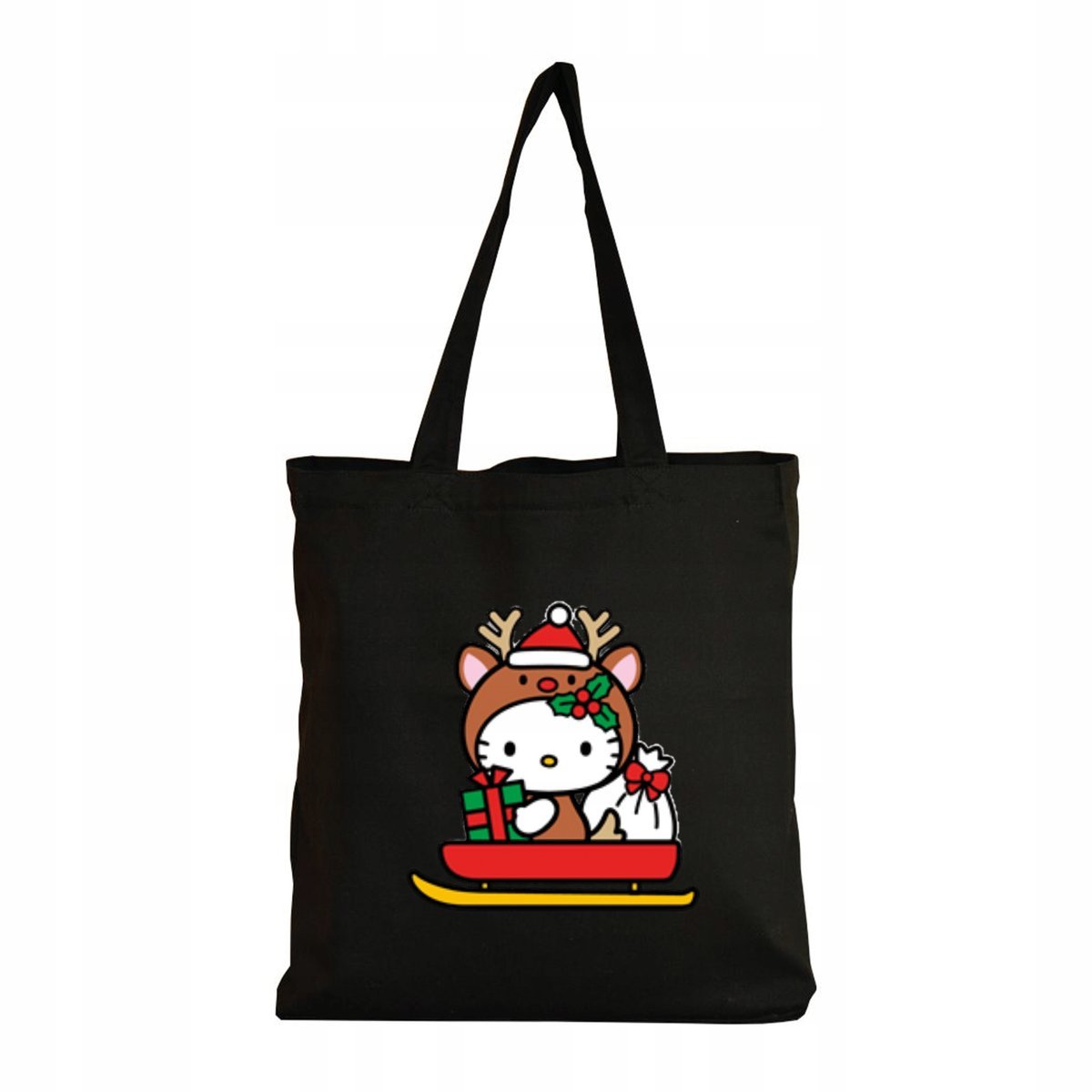 Eko Torba Bawełniana na ramię Shopper Eco Torebka Zakupy Hello Kitty 3