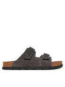 Klapki i japonki męskie - Rieker Klapki 21160-45 Szary - miniaturka - grafika 1