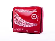 Apteczki i materiały opatrunkowe - Apteczka samochodowa MEDAID PRO czerwona - miniaturka - grafika 1