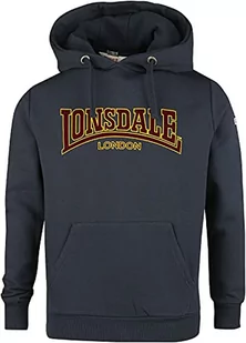 Lonsdale Męska bluza z kapturem Classic Ll002 - Bluzy męskie - miniaturka - grafika 1