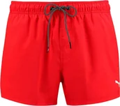 Kąpielówki męskie - Spodenki kąpielowe męskie Puma Short Lenght Swim czerwone 907658 02-L - miniaturka - grafika 1