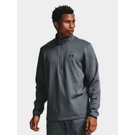 Bluzy sportowe męskie - Bluza sportowa męska UNDER ARMOUR Fleece 1/2 ZIP szybkoschnąca - miniaturka - grafika 1