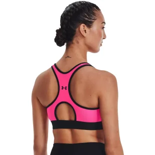 Biustonosz sportowy Under Armour ARMOUR MID KEHOLE - Bielizna sportowa damska - miniaturka - grafika 4