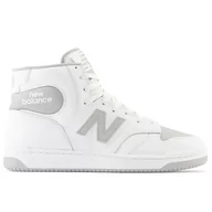 Buty sportowe męskie - Buty New Balance BB480SCD - białe - miniaturka - grafika 1