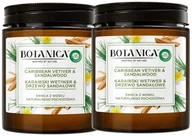 Świece - Air Wick Botanica Świeca Zapachowa Karaibski Wetiwer & Drzewo Sandałowe - Zestaw 2 X 205 G - miniaturka - grafika 1