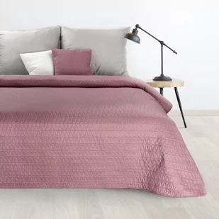 Narzuta 200x220 Boni 3 różowa geometryczna - Narzuty - miniaturka - grafika 1