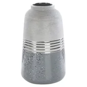 Wazony i flakony - Wazon EUROFIRANY Neli 02 17 x 28 cm Srebrny - miniaturka - grafika 1