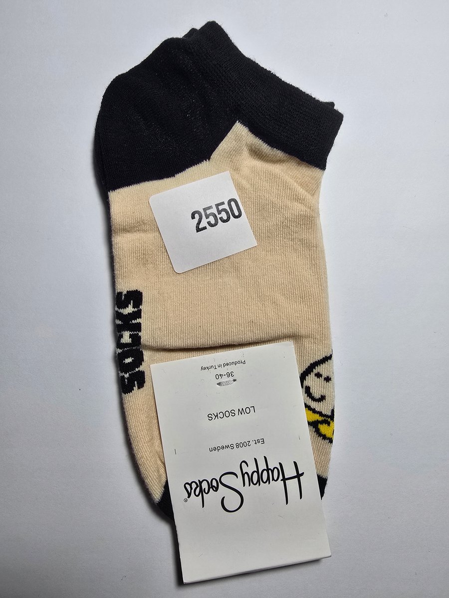 Kolorowe skarpety Happy Socks stopki unisex rozmiar 36-40 (2550)