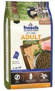 Karma sucha dla psa Bosch Petfood Mini Adult Geflugel & Hirse, drób i proso, 1 kg - Sucha karma dla psów - miniaturka - grafika 1