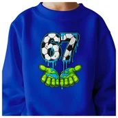 Bluzy dla dziewczynek - BLUZA DZIECIĘCA 67 SIX SEVEN PIŁKA VIRAL DLA CHŁOPCA DZIEWCZYNKI 122-128 - miniaturka - grafika 1