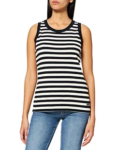 Armor Lux Tank Top Saint CAST Kobieta, Wielokolorowy (Rich Navy/Nature Bi5), M - Koszulki i topy damskie - miniaturka - grafika 1