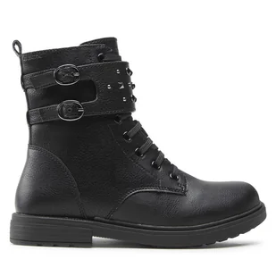 Botki Geox J Eclair G. D J169QD 000BU C9997 D Czarny - Buty dla dziewczynek - miniaturka - grafika 1