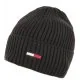 Czapki damskie - Czapka Tjm Flag Rib Beanie AM0AM11693 BDS (TH876-a) Tommy Hilfiger - miniaturka - grafika 1