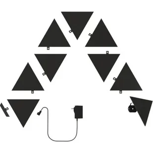 Zestaw startowy Nanoleaf Shapes Black Triangles (9 paneli) - Lampy pozostałe - miniaturka - grafika 1