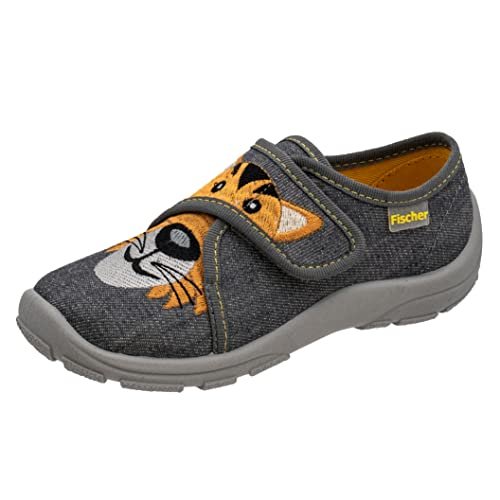 Fischer Markenschuh Chłopcy, dzieci, kapcie, kapcie, Ziemia 720, 35 EU