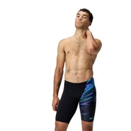Kąpielówki męskie - Kąpielówki męskie spodenki kąpielowe Speedo Placement V Jammer - miniaturka - grafika 1