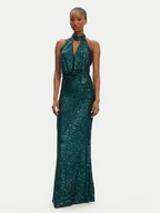 Sukienki - Fracomina Sukienka wieczorowa FQ25WD3012W706N6 Zielony Regular Fit - miniaturka - grafika 1