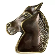 Pozostałe akcesoria barmańskie - Mosiężna popielniczka koń, mała popielnica koń Uniwersalny - miniaturka - grafika 1