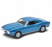 Samochody i pojazdy dla dzieci - Welly 1:34 Pontiac Firebird 1967 - niebieski - miniaturka - grafika 1