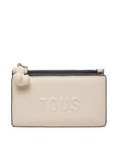 TOUS Duży Portfel Damski Brenda 2002105601 Beżowy - Portfele - miniaturka - grafika 1