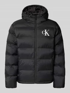 Kurtka pikowana o kroju regular fit z nadrukiem logo model ‘Monogram’ - Kurtki męskie - miniaturka - grafika 1