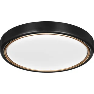 ActiveJet Plafon LED AJE-VERDI B/G Black/Gold 23W - Lampy sufitowe - miniaturka - grafika 1