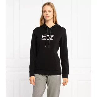 EA7 Bluza | Regular Fit - Bluzy damskie - miniaturka - grafika 1