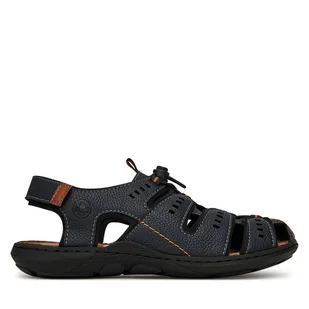 Sandały Rieker 22021-14 Czarny - Sandały męskie - miniaturka - grafika 1