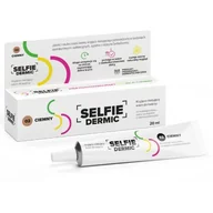 Kremy do twarzy - SelfieDermic Kryjąco-matujący krem do twarzy 02 ciemny, 20ml - miniaturka - grafika 1