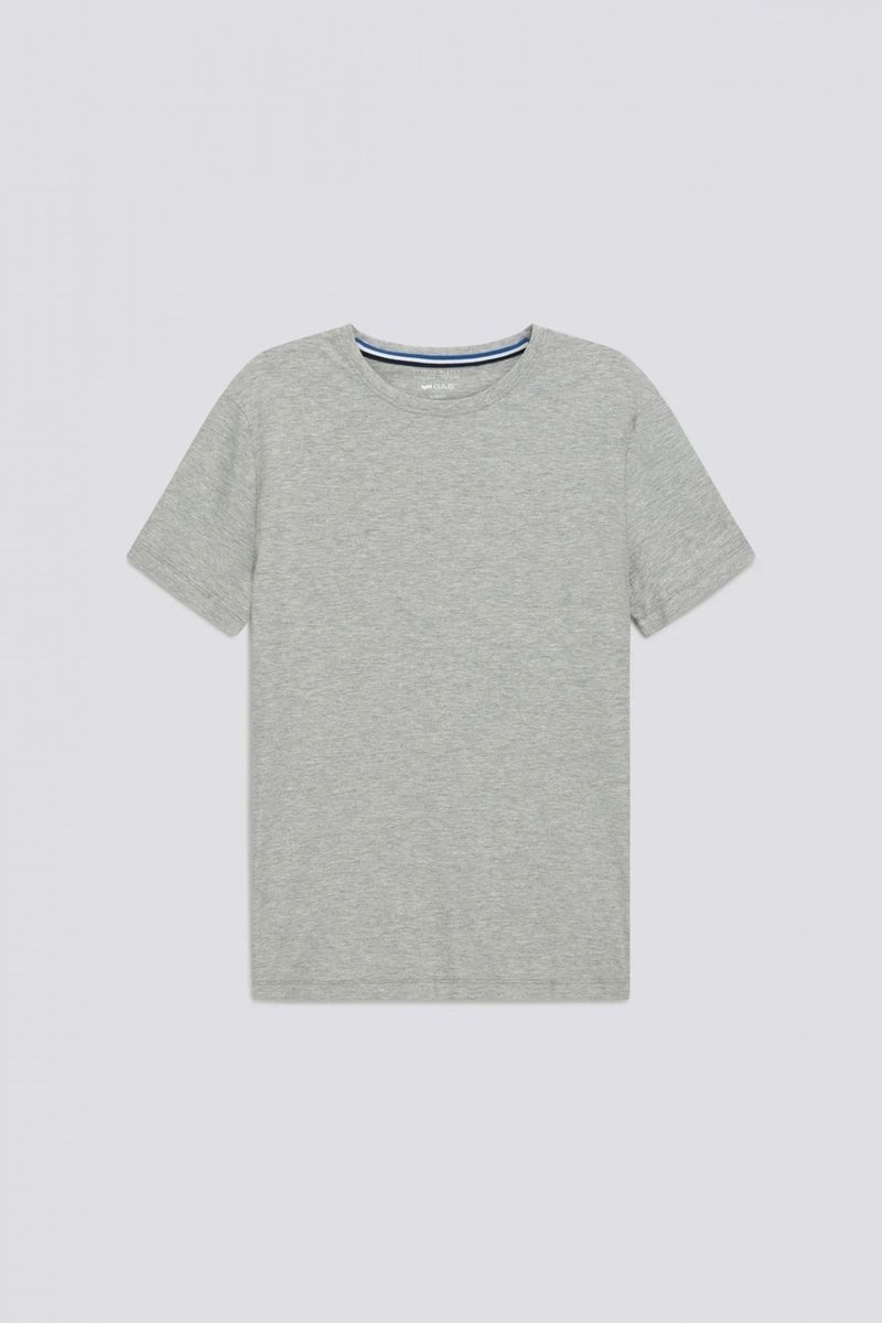 T-shirt męskie gas jeansy 543886 185020 scuba 2923 soft szary