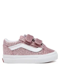 Vans Tenisówki Old Skool V VN0009RCFSL1 Różowy - Buty dla dziewczynek - miniaturka - grafika 1