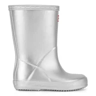 Buty dla dziewczynek - Kalosze HUNTER KFT5087RMT-SIL - miniaturka - grafika 1