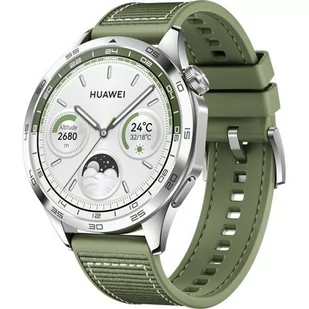HUAWEI Watch GT 4 Green 46mm Srebrno-zielony - Smartwatch - miniaturka - grafika 1
