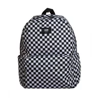 Plecaki - Plecak szkolny Vans Old Skool Check Kratka Biało-Czarny - VN000H4XY281 - miniaturka - grafika 1