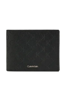 Calvin Klein Duży Portfel Męski Ck Must Mono Bifold 5cc W/Coi K50K512703 Czarny - Portfele - miniaturka - grafika 1