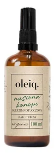 Oleiq Oleiq Olej z konopi siewnych 100ml - Olejki do ciała i włosów - miniaturka - grafika 2