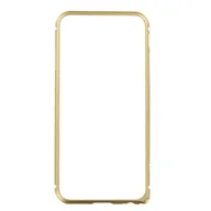 Etui i futerały do telefonów - HOCO iPhone 6 / 6S Buckle Metal Bumper złoty - miniaturka - grafika 1