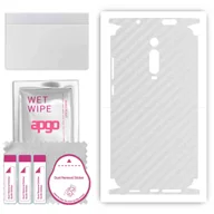 Szkła hartowane na telefon - Folia naklejka skórka strukturalna na TYŁ+BOKI do Xiaomi Mi 9T Pro -  Carbon Przezroczysty - apgo SKINS - miniaturka - grafika 1