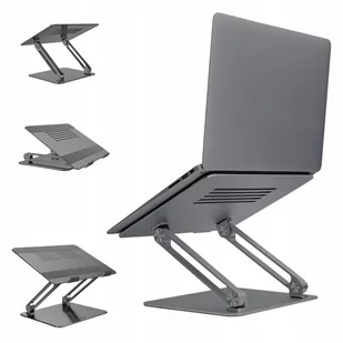 Nillkin Nillkin ProDesk składana podstawka stojak podpórka do laptopa MacBooka szary - Części i akcesoria do laptopów - miniaturka - grafika 3