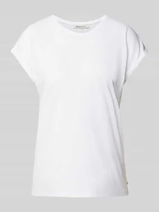 T-shirt o luźnym kroju z lejącej wiskozy - Koszulki i topy damskie - miniaturka - grafika 1