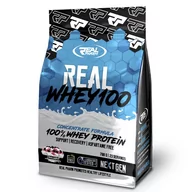 Odżywki białkowe - BIAŁKO Real Pharm Real Whey 100 ODŻYWKA BIAŁKOWA - 700g strawberry ice cream - miniaturka - grafika 1